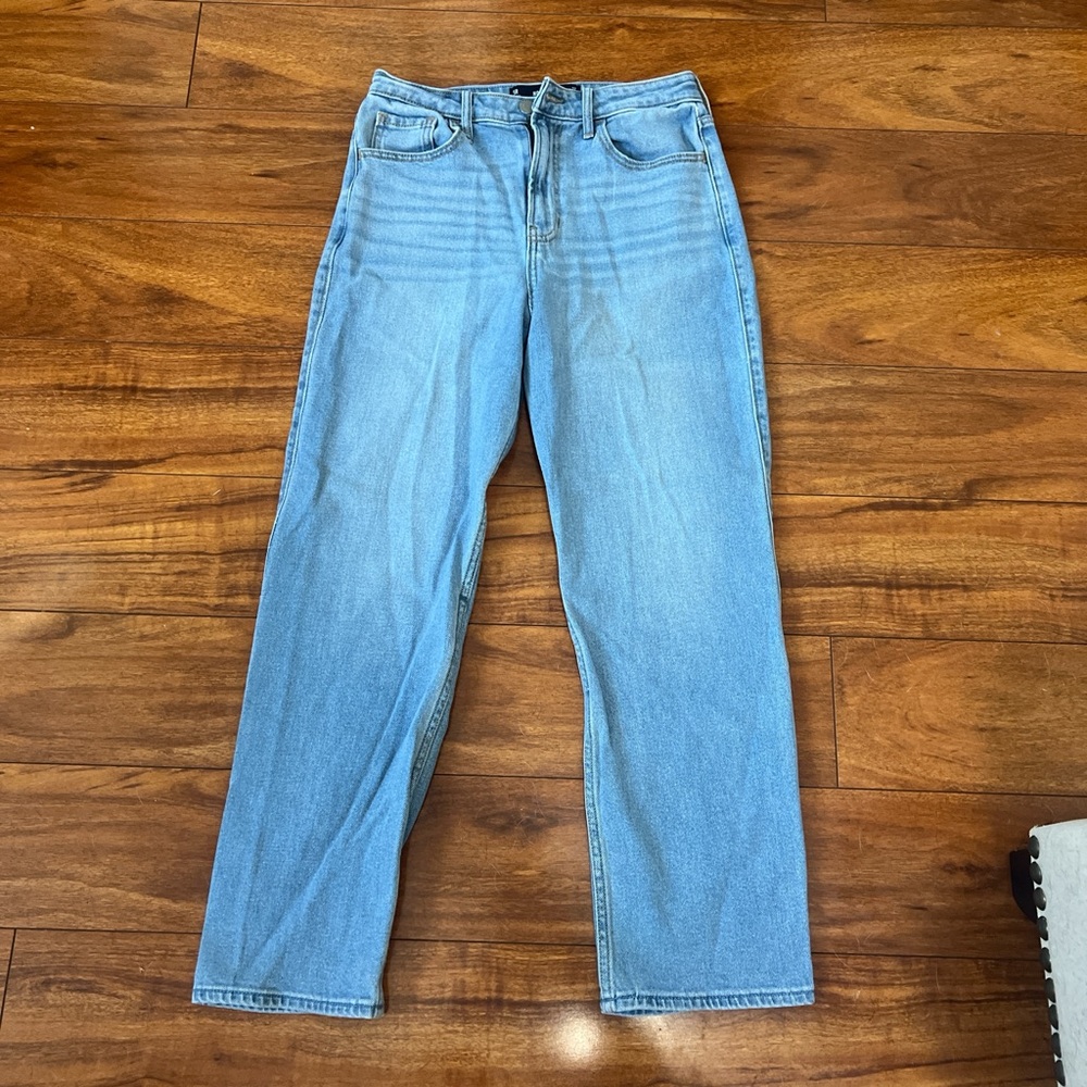 ultra high rise vintage straight jeans